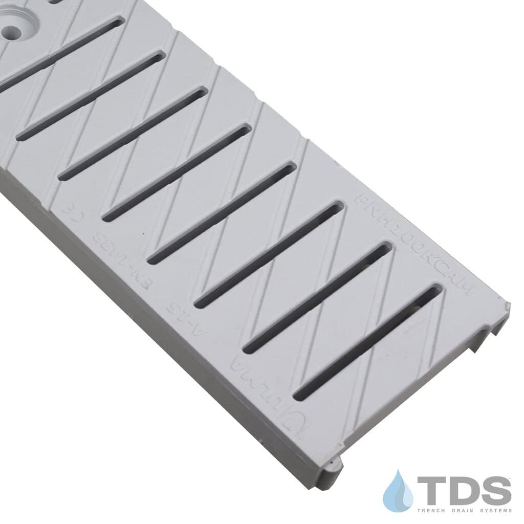 495 PNH100KCAM-gris grey plastic slotted grate Ulma
