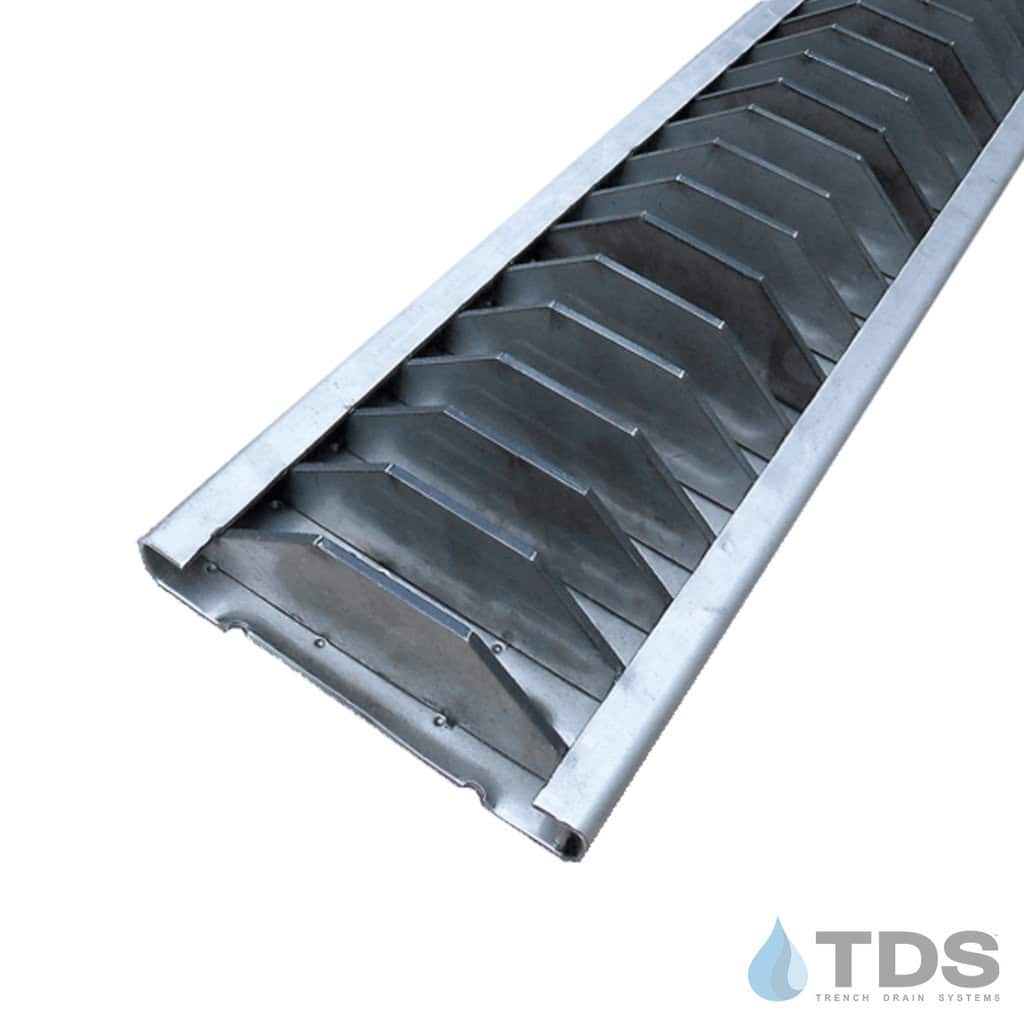 Reinforced Slotted Stainless Steel Grate