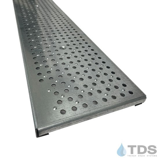 NDS DS-228 Class A ADA Compliant Perforated Galvanized Steel 6