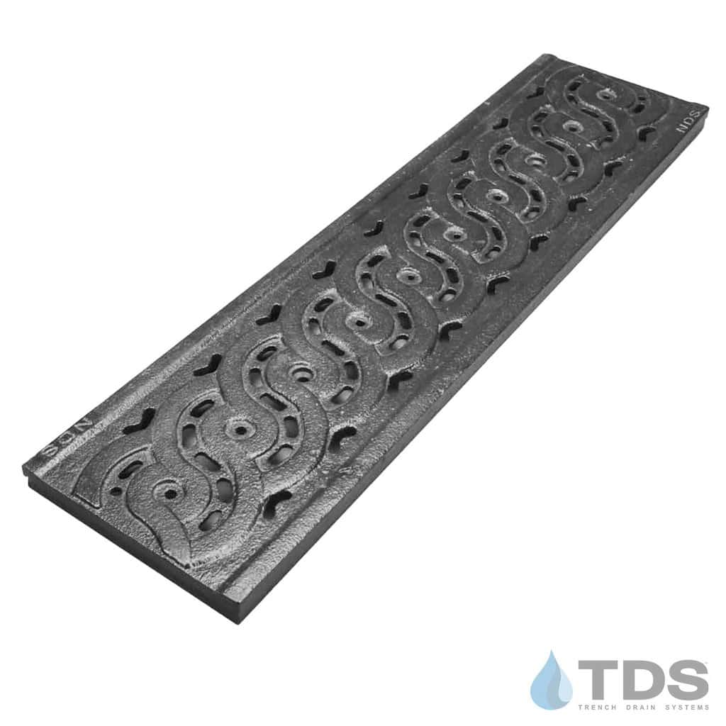 Dura-Weave-Grate-TDSdrains Dura Slope deco cast iron grate