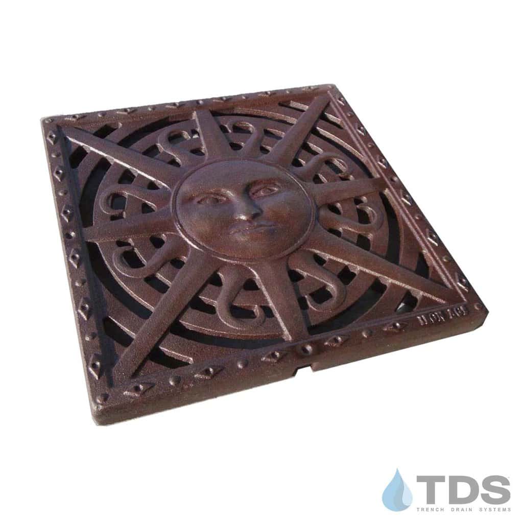 Iron Age Boof Baked on oil finish Sun Ironage Catch Basin 12x12 Grate