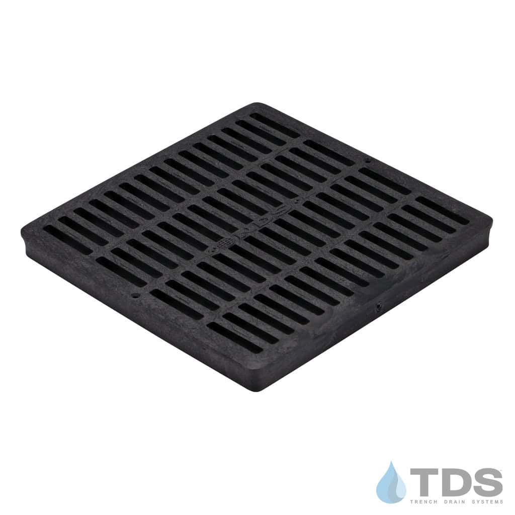 NDS1211_Black_Plastic_Slotted_NDS_Catch_Basin_Grate_12x12