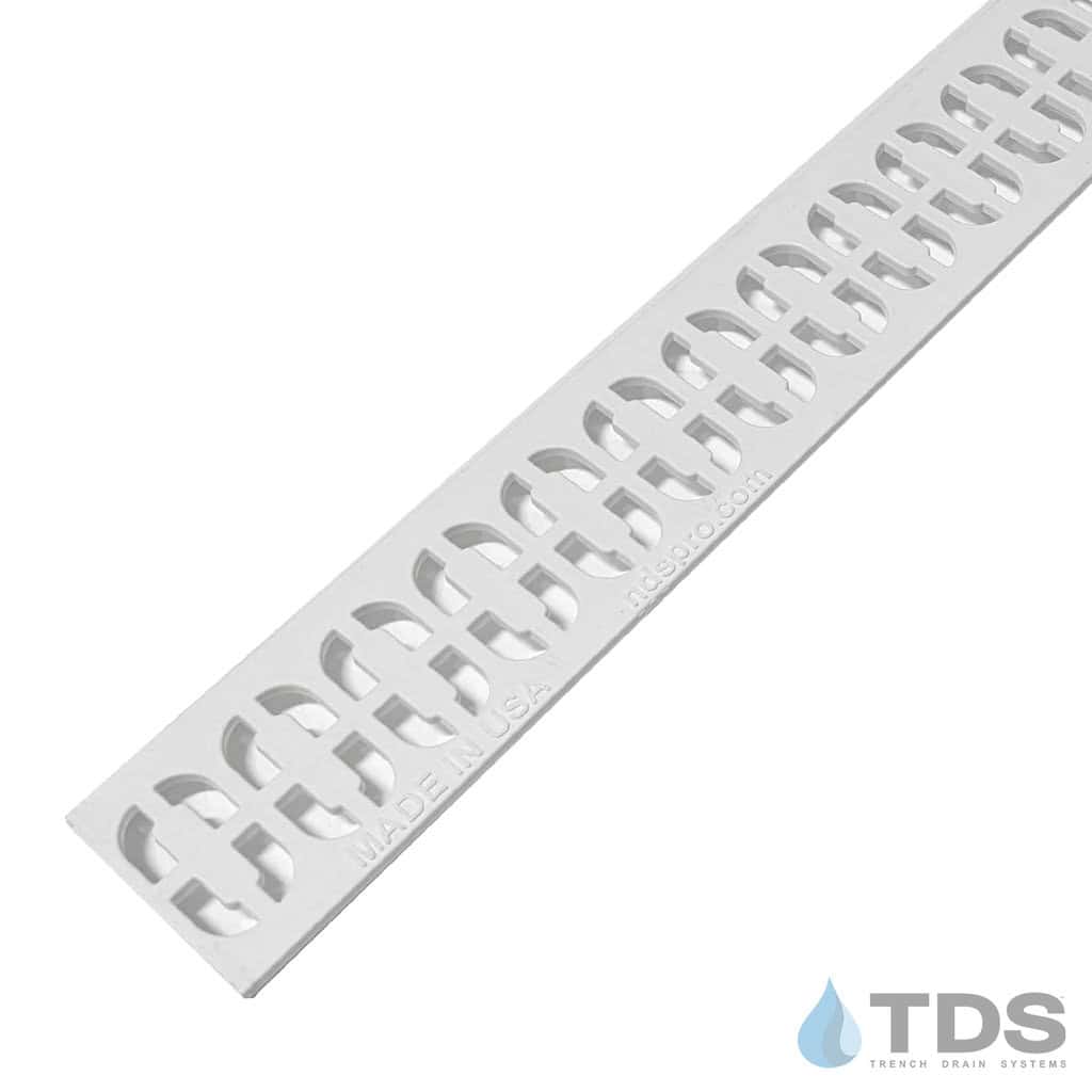 White Chain Slim Channel Grate