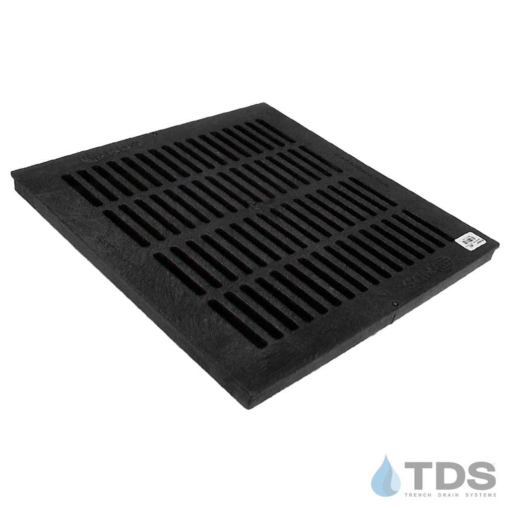 NDS1811_Black_Plastic_Slotted_Catch_Basin_18x18_Grate_NDS