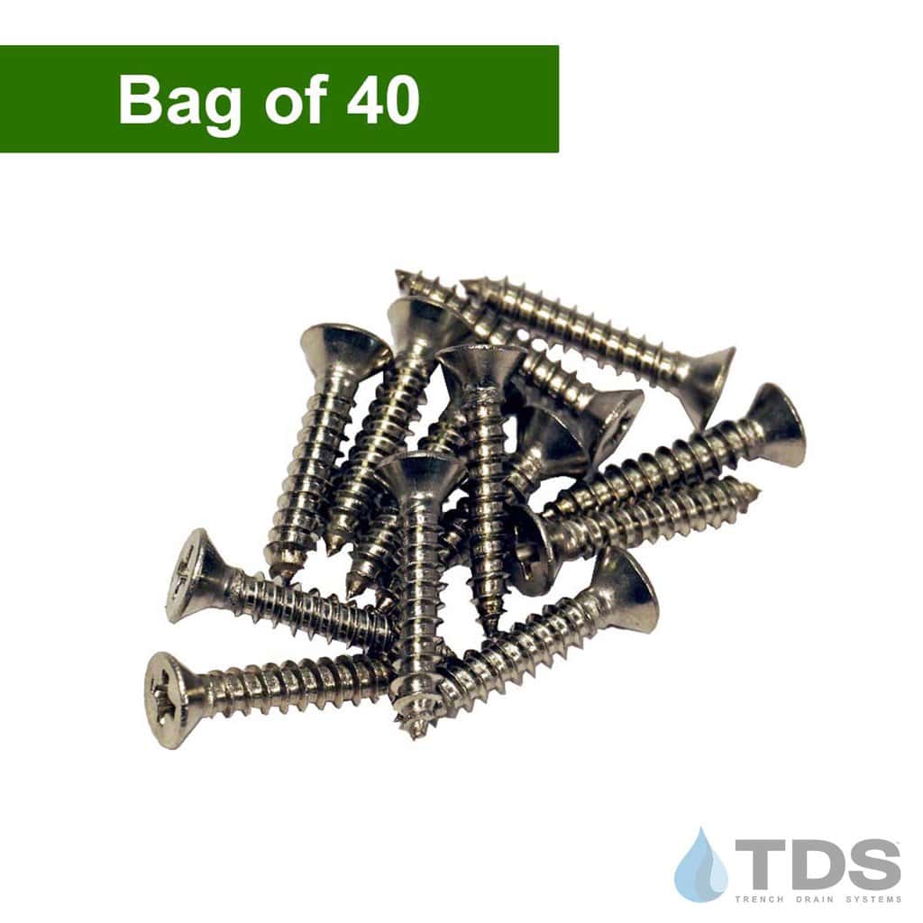 NDS846 Mini Channel Screws for Decorative Wave and Botanical Plastic Grates