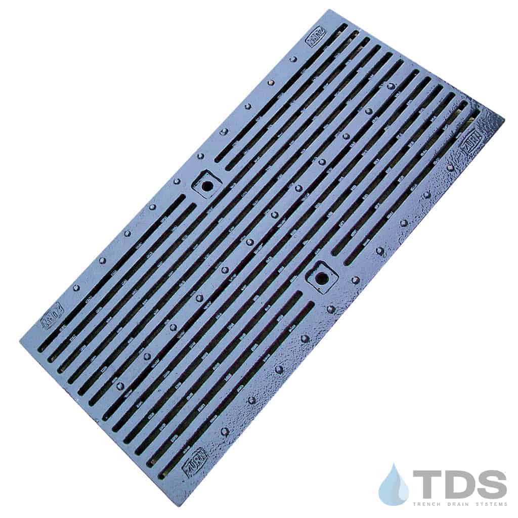 Zurn P12-HPD Class B ADA Compliant Longitudinal Heel-Proof Ductile Iron 12" x 24" Grate