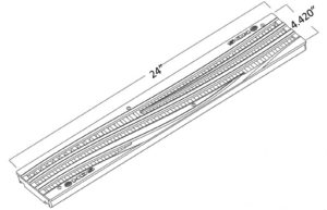 NDS Spee-D 253CI Wave Ductile Iron Class B ADA Compliant Grate