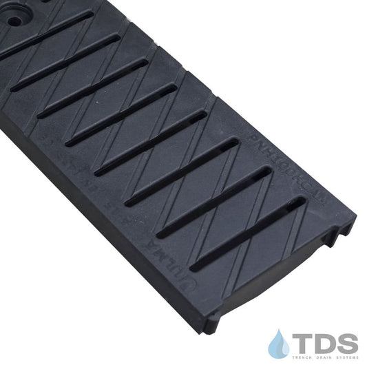 494 PNH100KCAM black plastic slotted ulma grate