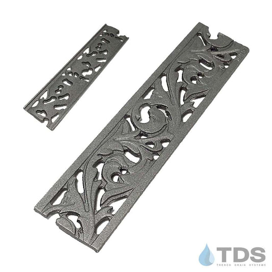 Mini-Acanthus-Raw 3x12 Iron Age deco grate