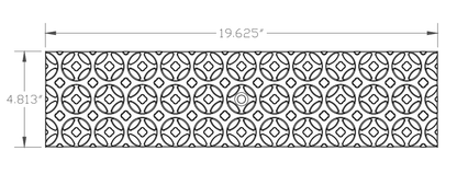 Iron Age IA-INTER-0520-HP 5" HP Interlaken Cast Iron Grates Class B