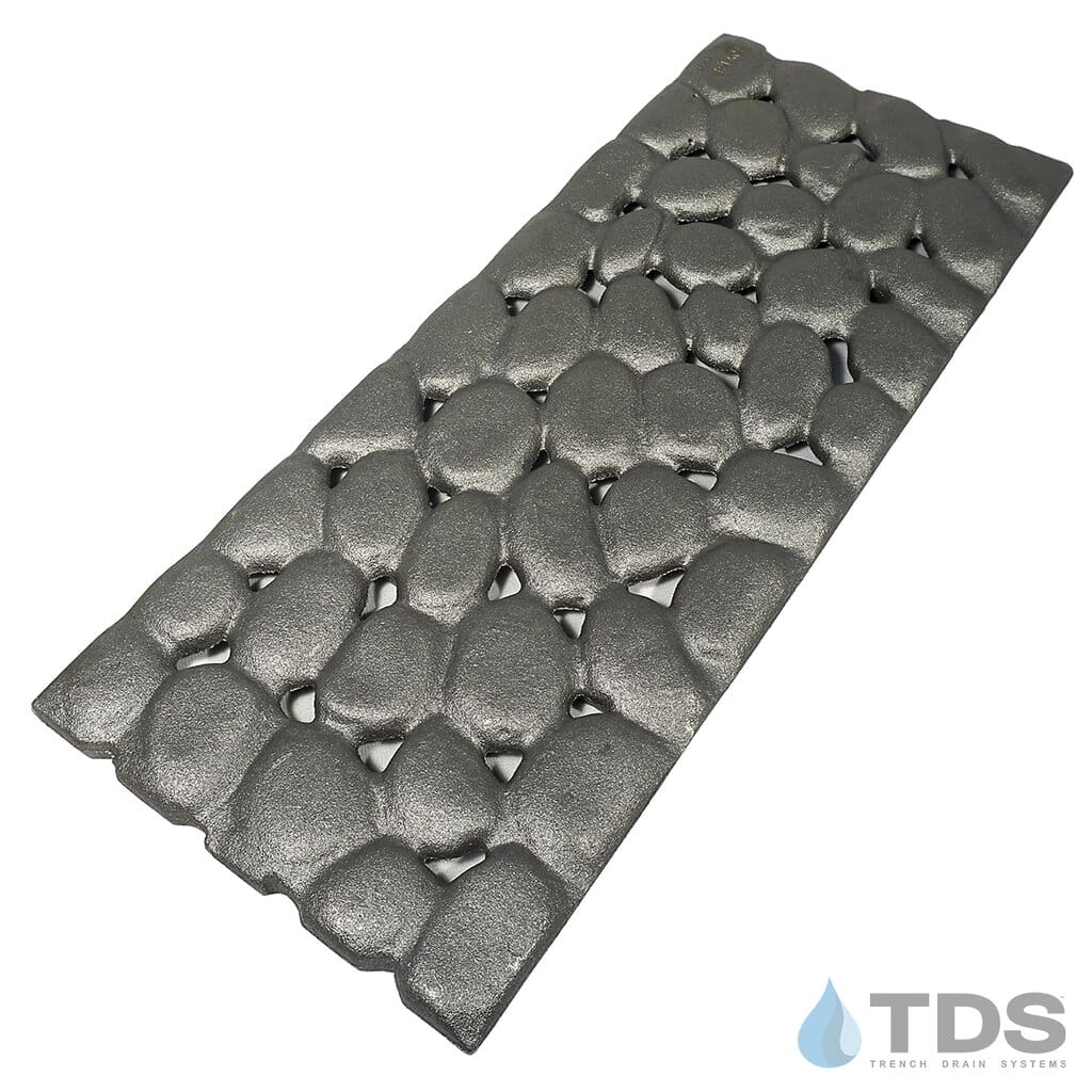 Iron Age 8x20 River Rock Grate - Raw deco grate cast iron