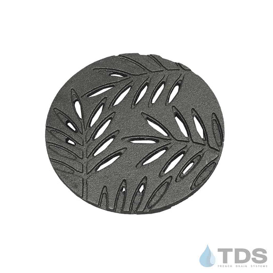 IA-LOC-6D-HP Iron Age Cast Iron Locust 6 inch Diameter Heel Proof Round Grate