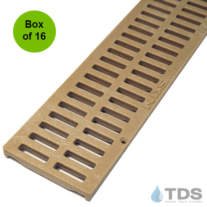 NDS Slotted ADA Compliant Heel-Proof HDPE 3" x 36" Grate - Box of 16