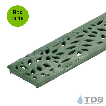 NDS Mini Channel Botanical Polyolefin Class B ADA Compliant Grate - Box of 16