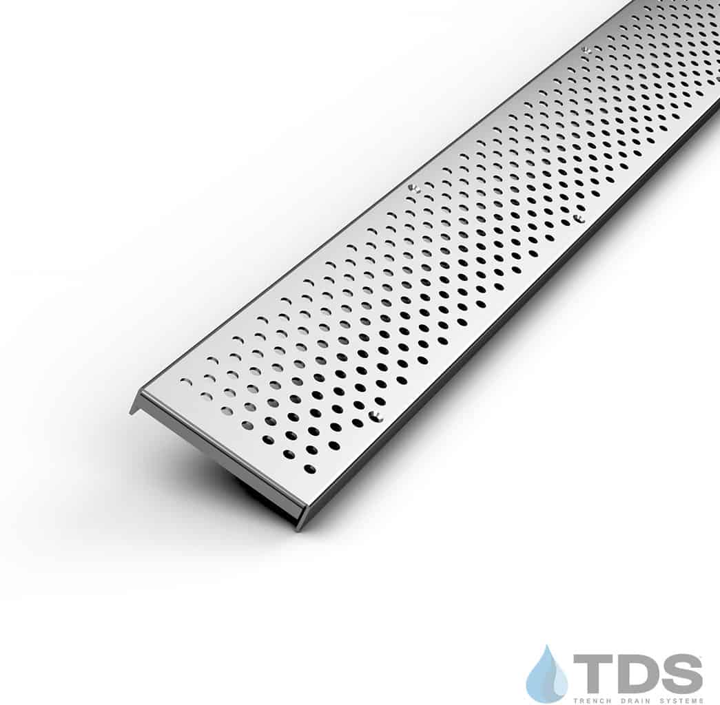 Spee-D Channel Bronze Age Stainless Steel Perforated Grate