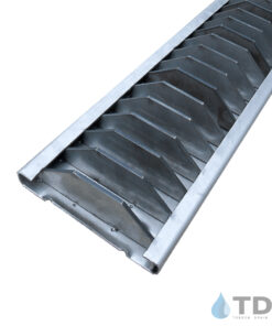Reinforced Slotted Stainless Steel Grate